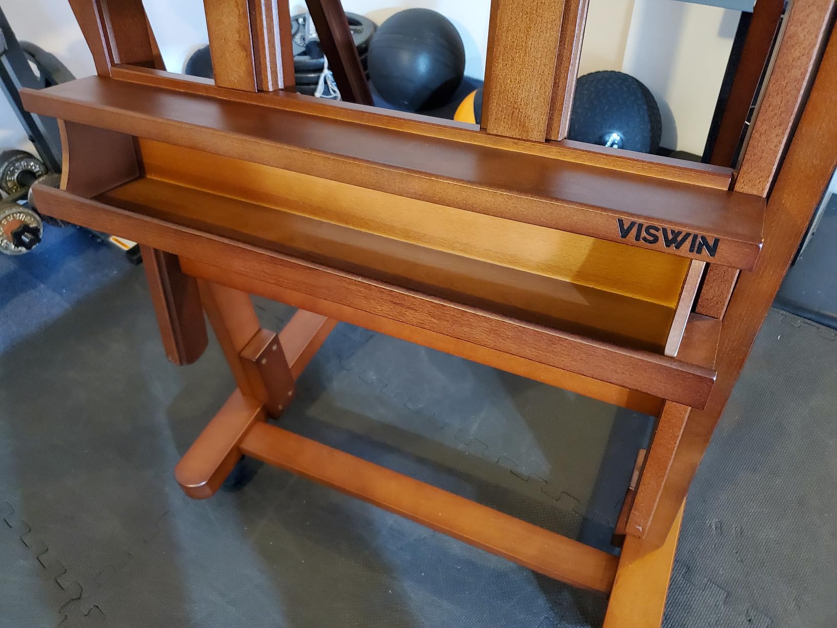 VISWIN Double Mast Heavy-Duty H-Frame Easel, Hold Canvas up to 83