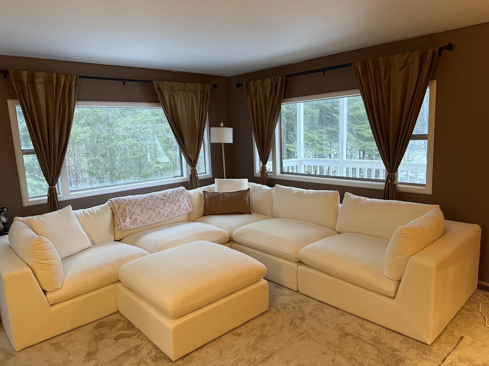 BGment Grey Velvet Curtains 84 inches Long, Thermal Insulated Blackout Velvet Curtains Noise Reduce Back Tab and Rod Pocket Luxury Panels for Bedroom/Living Room, 2 Panels, 52 x 84 Inch customer photo 1