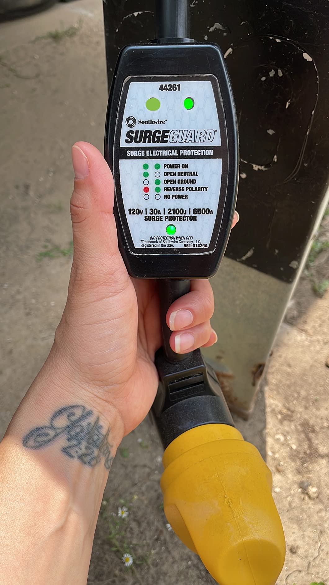 Surge Protector 120V 50AMP P&R - RV Surge Protector - 50 Amp RV Surge Unit - Circuit Tester - LED Voltage Monitor customer photo 1