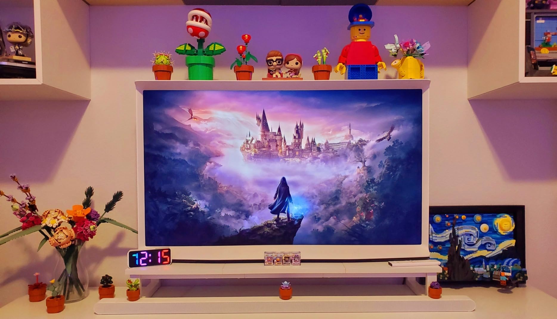 Samsung 65-Inch Class The Serif LS01B Series - QLED 4K, I-Shaped Design, Anti-Reflection Matte Display, Portable Easel Stand, Ambient Mode+ Smart TV w/ Alexa Built-in (QN65LS01BAFXZA, Latest Model) customer photo 1