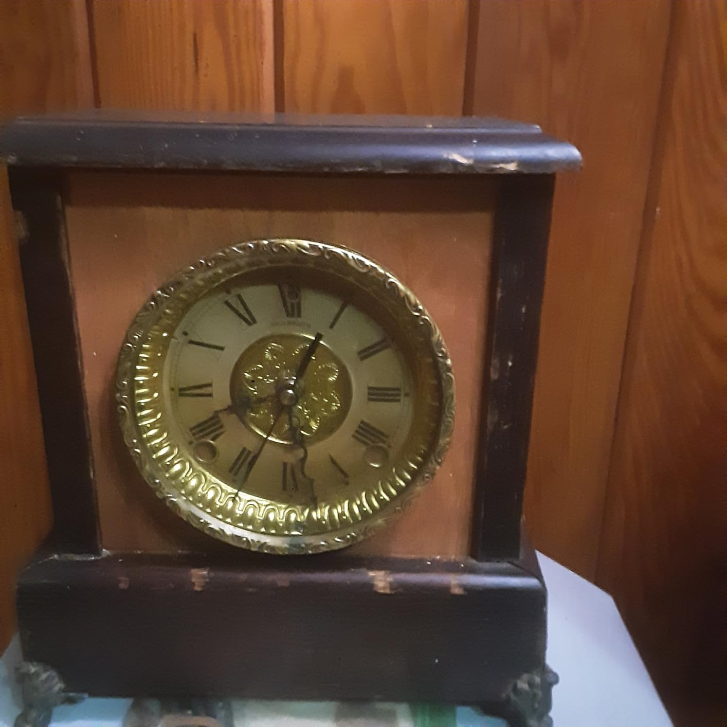 Milageto Quartz Clock Movement Mechanism, with Hands Silent Music Box Mechanism Kits Repair Tool Parts Making Long Shaft for Clock Repair Replacement, Style D customer photo 1