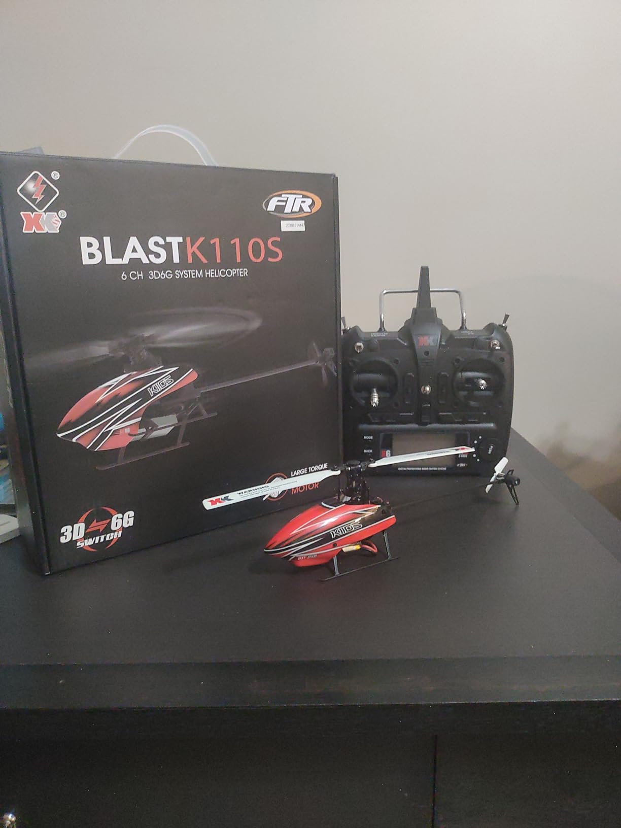 Remote Control Helicopter, WLtoys K110S RC Helicopters with 3D/6G Mode Gyro for Adults, 6 Channel RC Aircraft with Brushless Motor customer photo 1