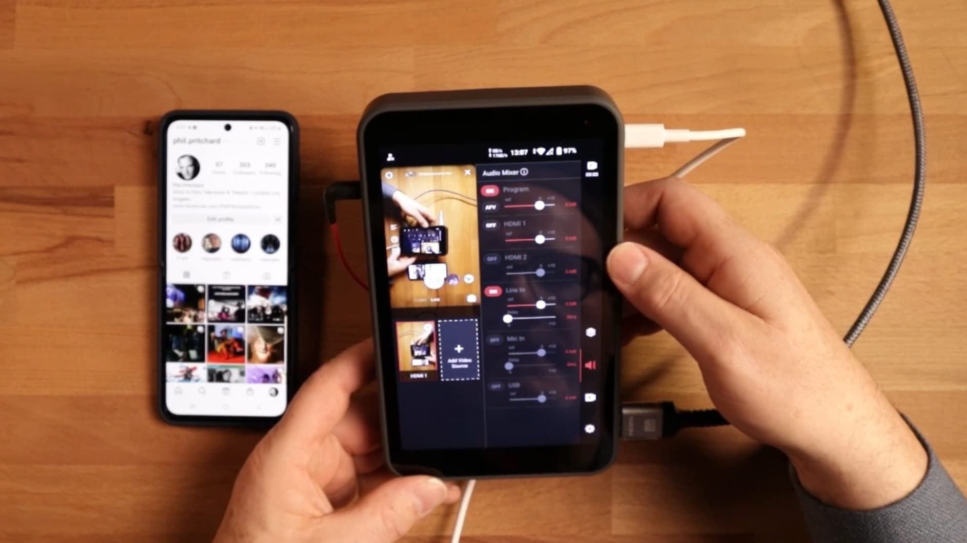 YoloLiv Instream, Vertical Live Video Streaming Equipment Switcher, Encoder, Recorder, Monitor for Instagram, Tiktok customer photo 2