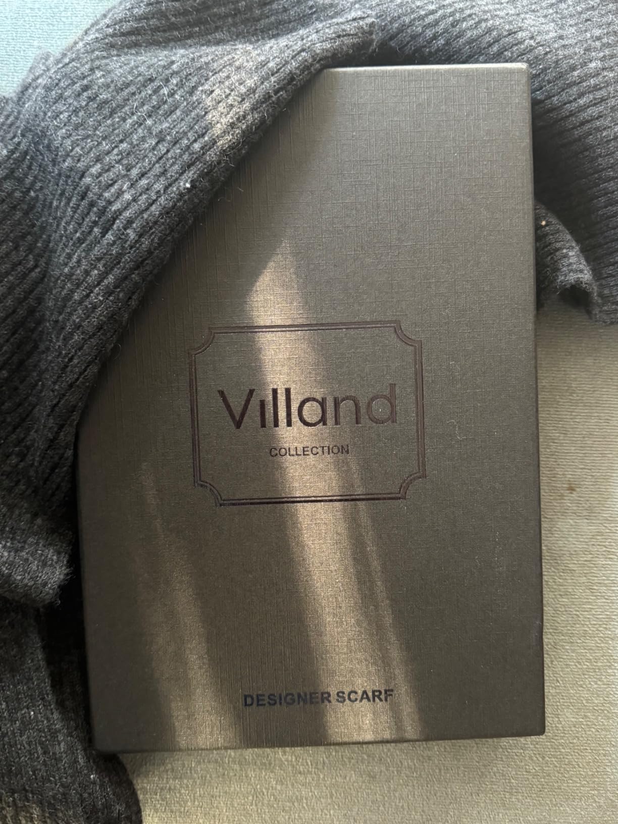 Villand 100% Cashmere Scarf for Women and Men, Luxury Lightweight Cashmere Wrap Scarf with Gift Box customer photo 2