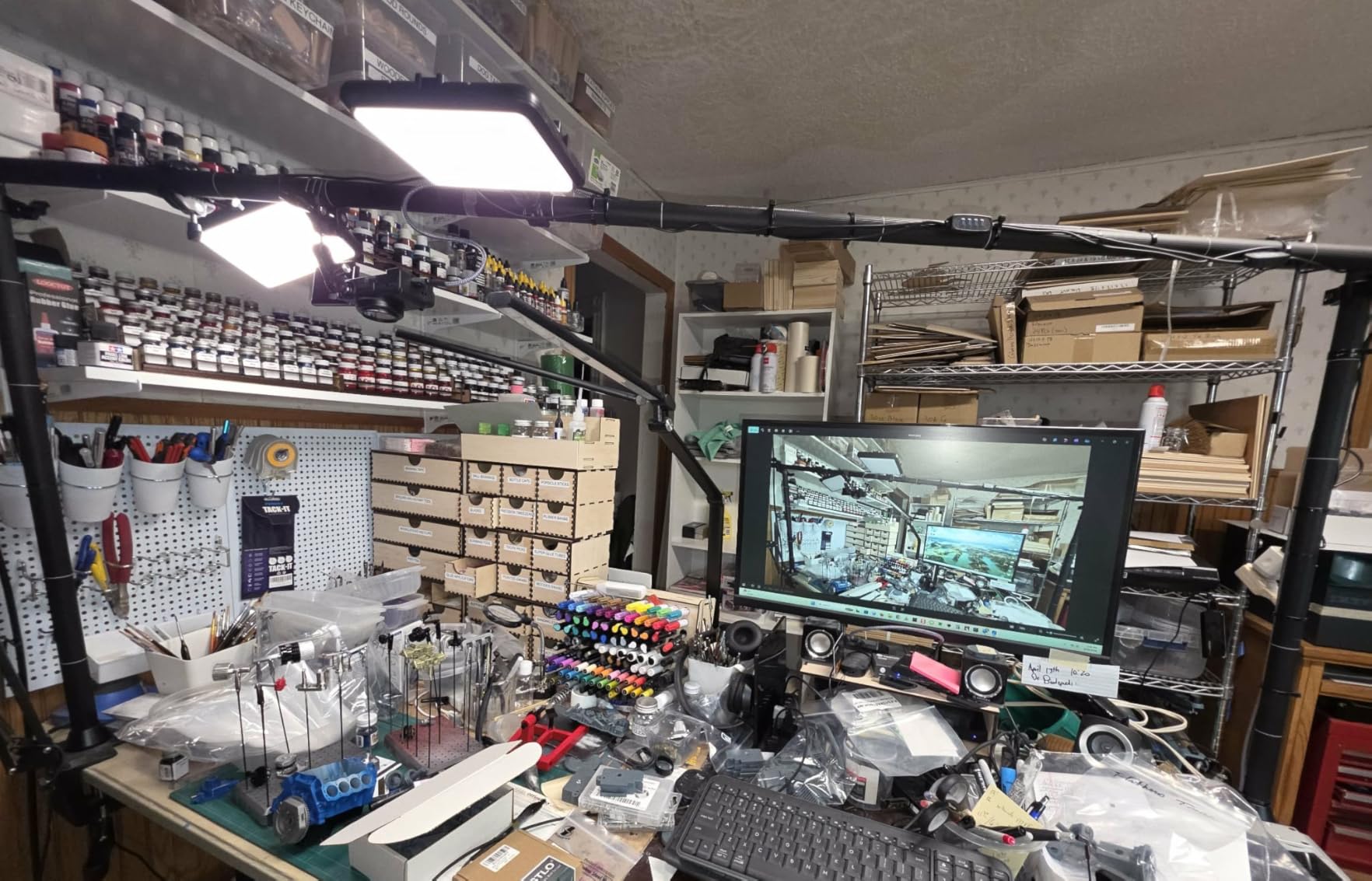 JUSMO LS15 Pro Camera Desk Mount, Aluminum Overhead Camera Mount Rig, Table Multi-Device Pole to Mount Magic Arm Clamp, DSLR, Cameras, Phone, Light, Microphone, Streaming, Studio, Max Load 22 lb customer photo 1