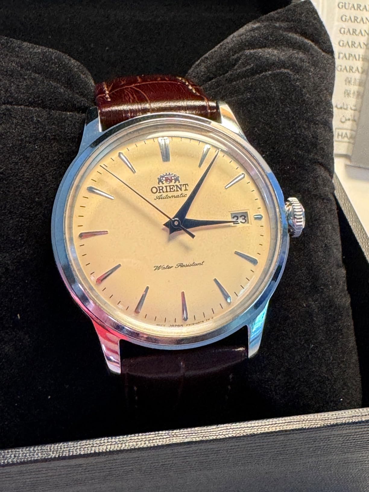 Orient Bambino Version 7 Stainless Steel Unisex Automatic Dress Watch customer photo 2