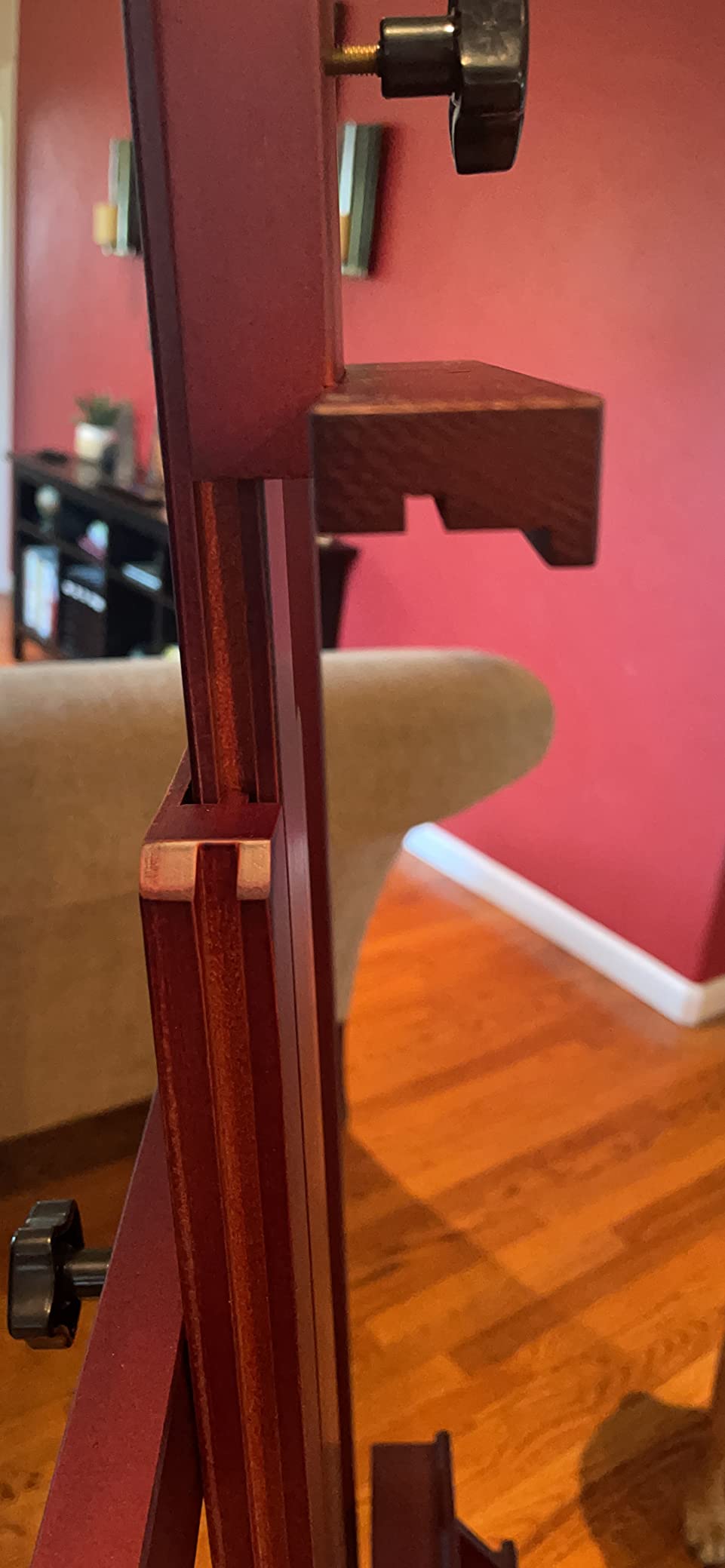 MEEDEN Heavy Duty H-Frame Studio Easel Stand, Large Adjustable Solid Beech Wood Artist Easel for Painting, Holds Canvases up to 78