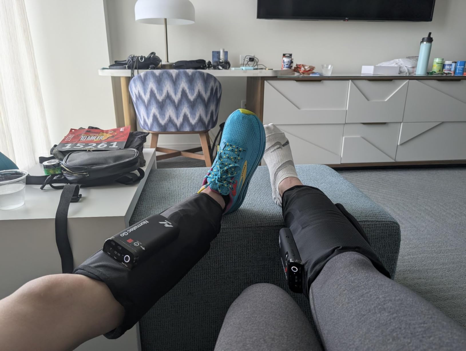 Normatec Go Calf - Recovery System with Patented Dynamic Compression Massage Technology - Targeted Relief for Pain and Inflammation customer photo 1