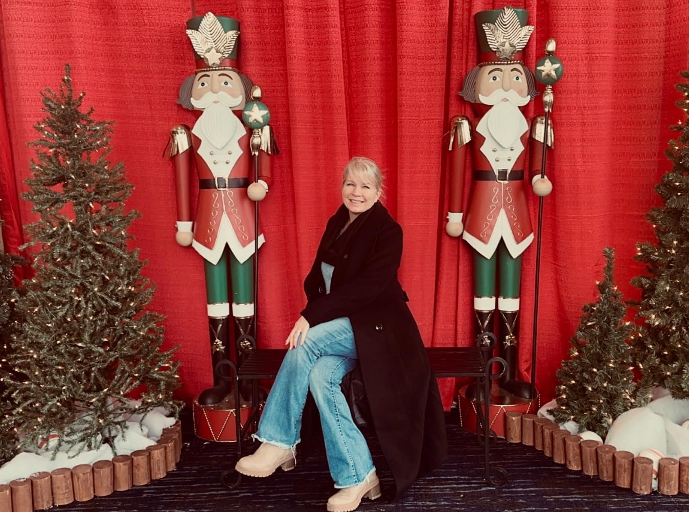 Women's Charming Long Wool Trench Coat Winter Double Breasted Classic Warm Thick Jacket customer photo 2