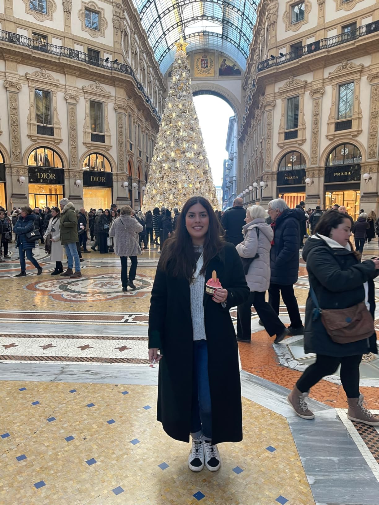 TAHARI Women's Slim Fit Double-faced Soft Wool Blend Wrap Coat With Tie Belt customer photo 1