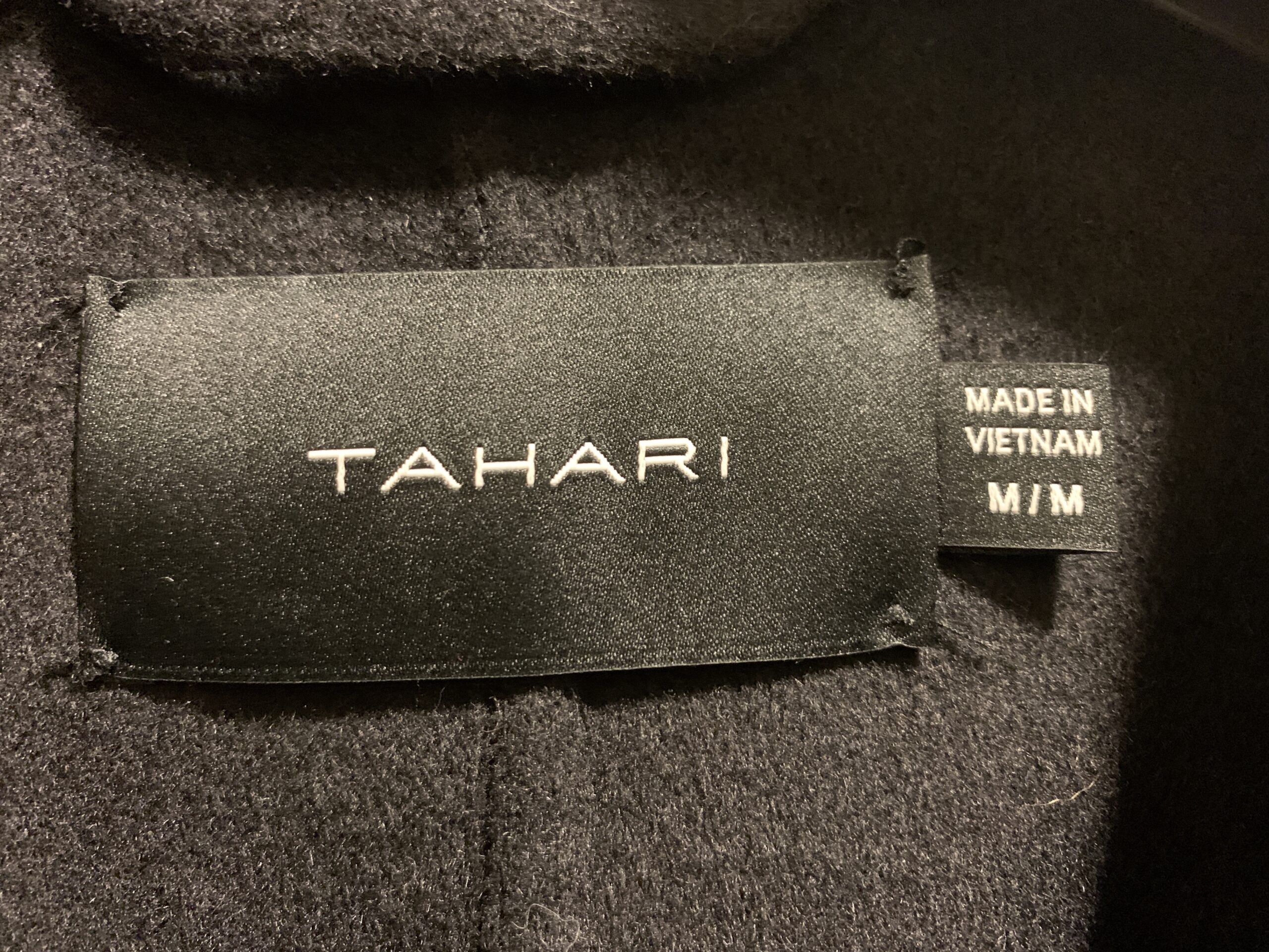 TAHARI Women's Slim Fit Double-faced Soft Wool Blend Wrap Coat With Tie Belt customer photo 2