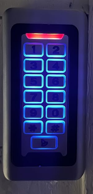 Wireless WiFi Access Control Keypad, Metal Stand-Alone Door Access Control System, EM Card Reader, Weatherproof, Backlight, TUYA Wireless Entry Security Access Controller for Garage Door, Gate Opener customer photo 2