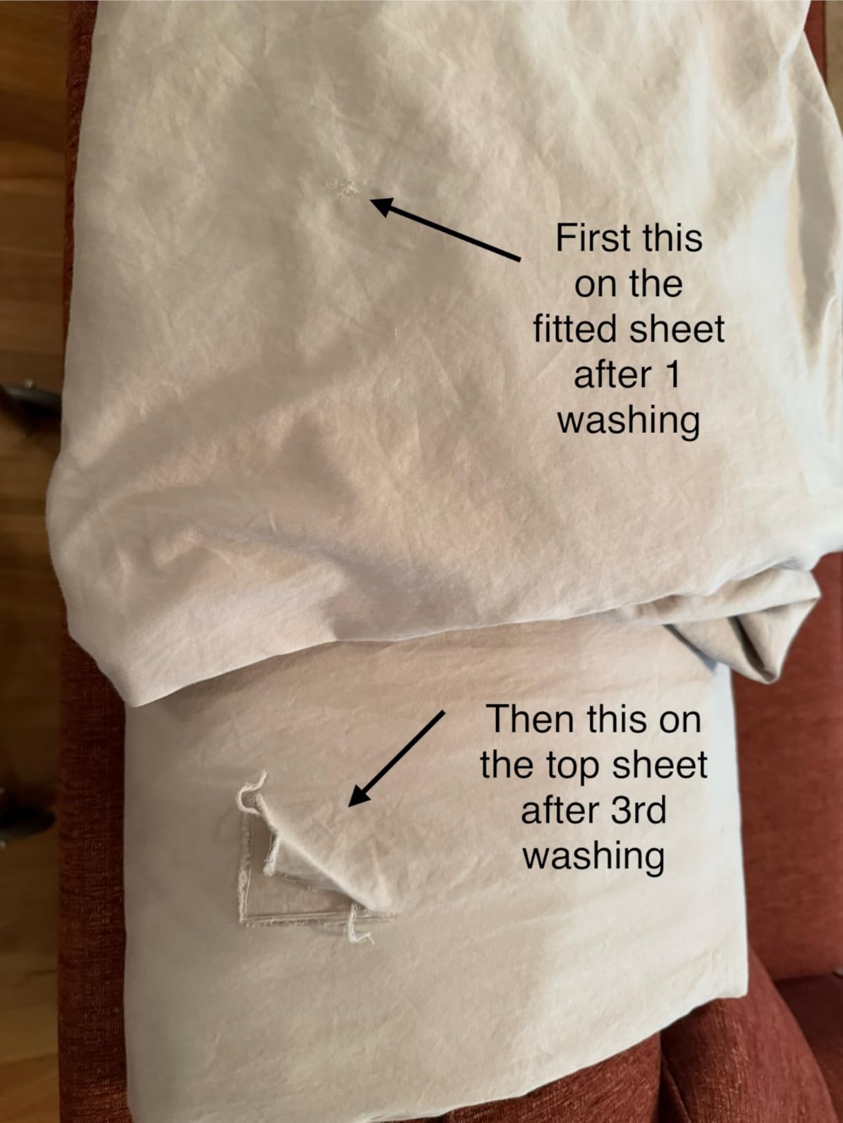 Signature Hemmed Sheet Set - Queen, White - Luxury 100% Organic Cotton - Includes 1 Flat, 1 Fitted, 2 Pillowcases - Buttery Soft customer photo 2