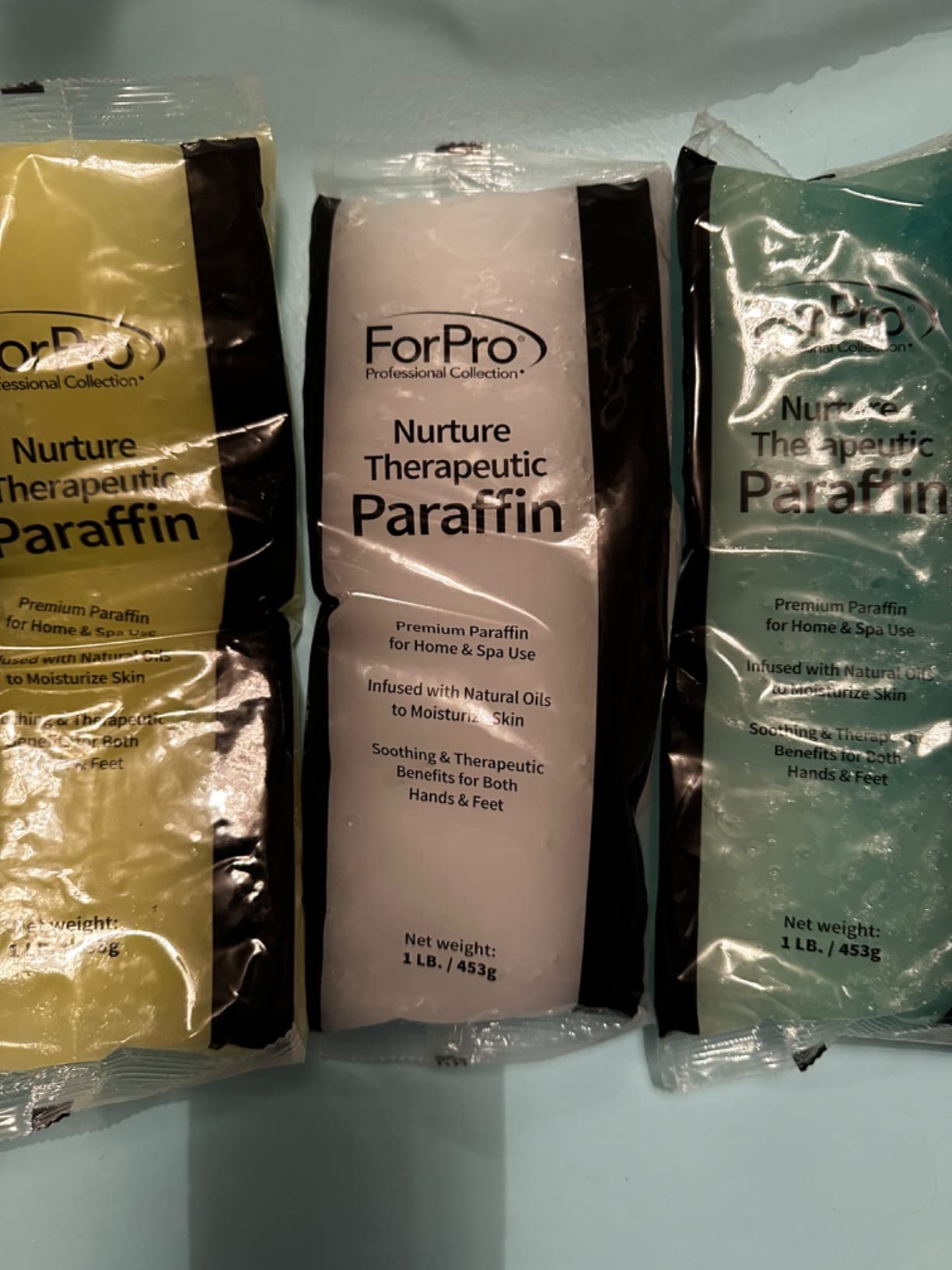 ForPro Nurture Digital Paraffin Bath Kit, All-In-One Paraffin Wax Kit for Hands and Feet, Includes 3 Lb. Paraffin Wax, Thermal Mitts & Booties, 100 Liners and Accessories customer photo 2