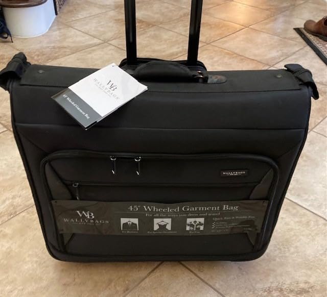 WallyBags Solutions Rolling Garment Bag, Multiple Hangers and Made for Men and Women customer photo 1