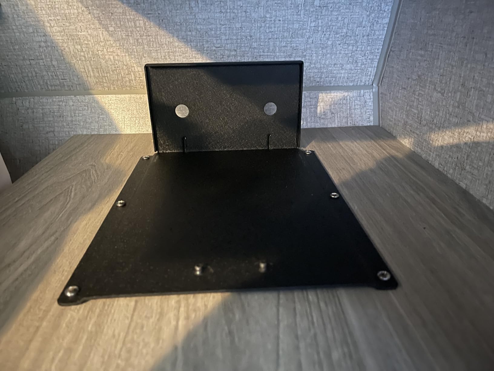 Biometric Fingerprint safe, Slide-Away Handgun Safe for Pistols, Leather Wrapped Jewelry Storage Safe, Drawer Lock for Home and Vehicle- Blue customer photo 1