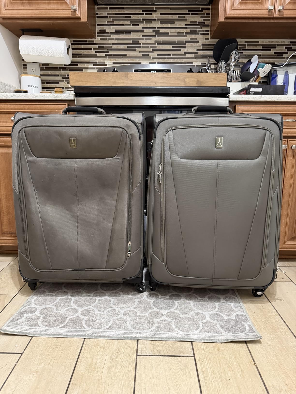Travelpro Maxlite 5 Softside Expandable Luggage with 4 Spinner Wheels, Shadow Grey, 2-Piece Set (21/25) customer photo 1
