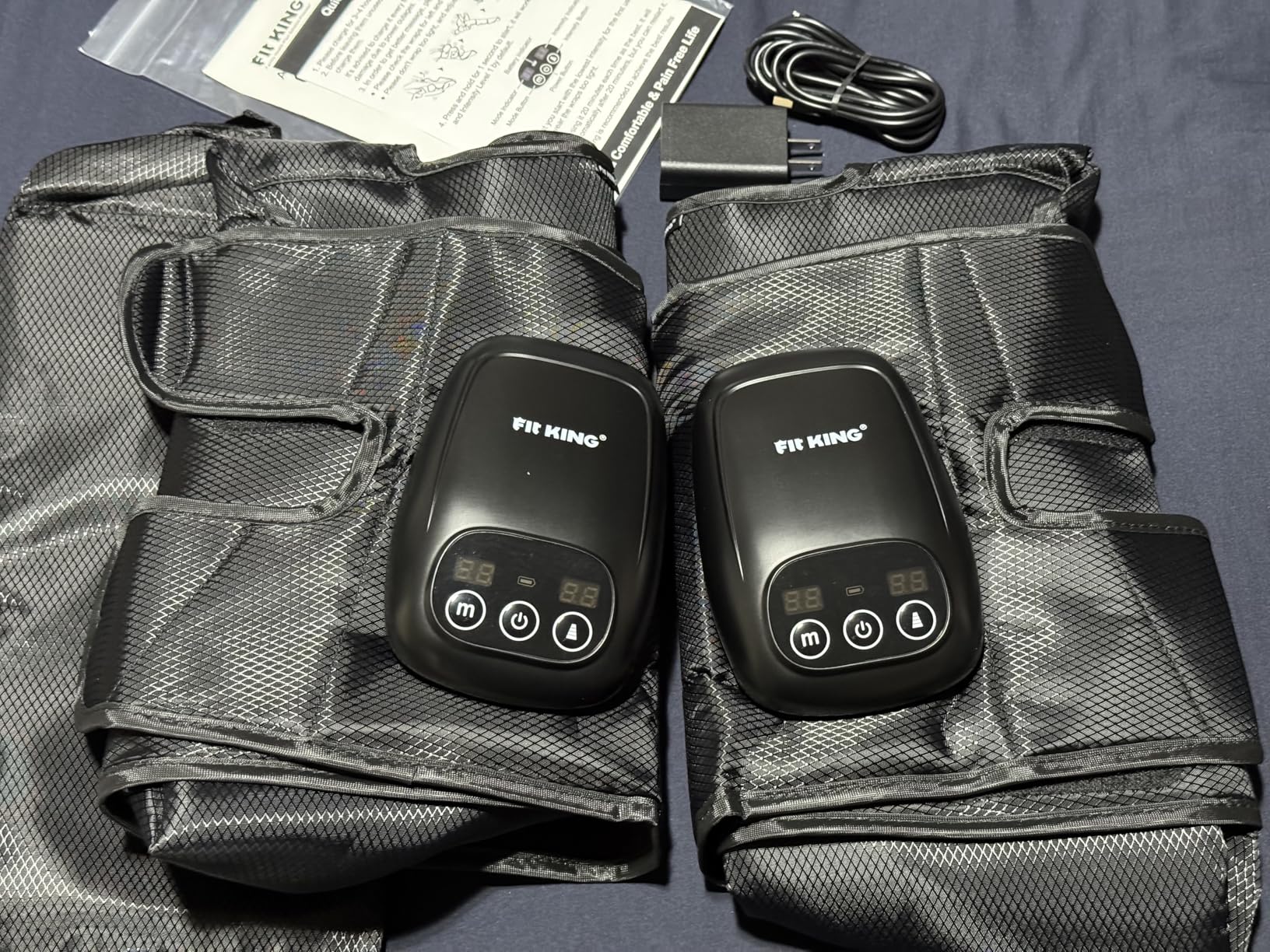 Cordless Compression Boots Full Leg Compression Massager, Rechargeable Portable Foot and Calf Massager for Circulation, Pain Relief & Fast Recovery, No External Long Hoses | Xmas Gift customer photo 2