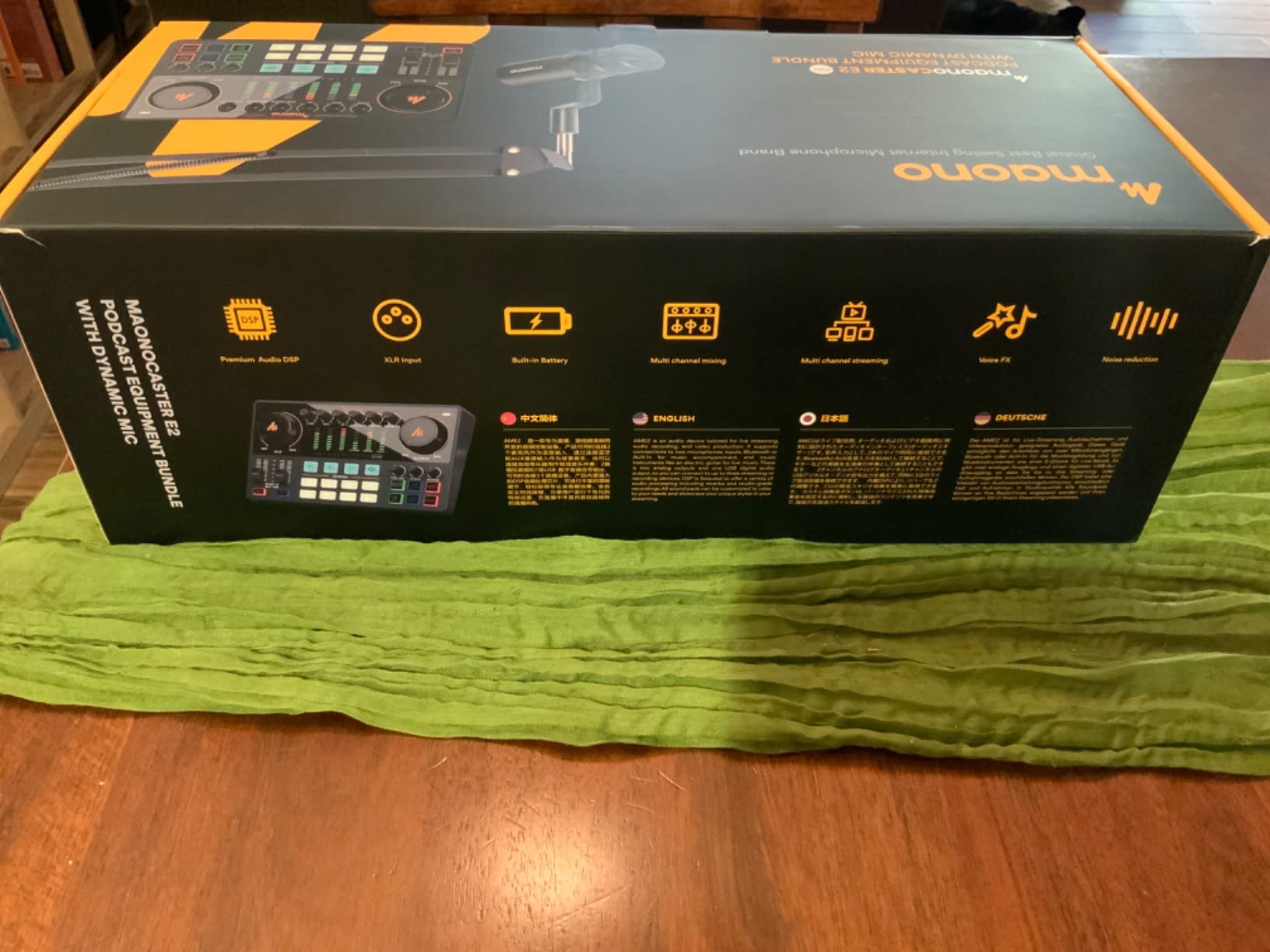 MAONO Podcast Equipment Bundle 10 Channel Audio Interface and XLR Dynamic Microphone MaonoCaster with Pro-preamp, 48V, Bluetooth for Podcast, Streaming, TikTok, Youtube, PC, Smartphone (AME2C Pro) customer photo 2