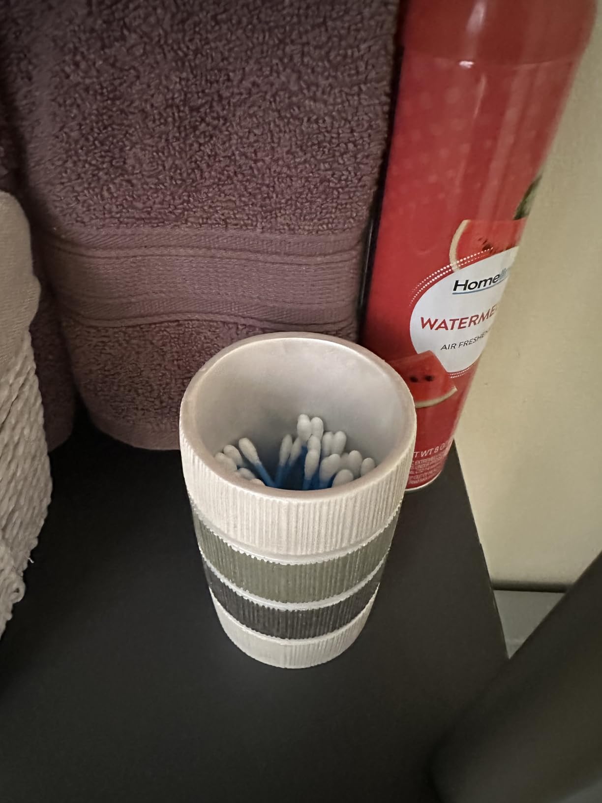 Zahari Home 4pc Sinatra Stylish Bathroom Accessories Set Liquid Soap Dispenser, Tumbler, Tooth Brush Holder and Soap Dish - Modern Classic Luxury Bling Mosaic Glass Silver customer photo 1