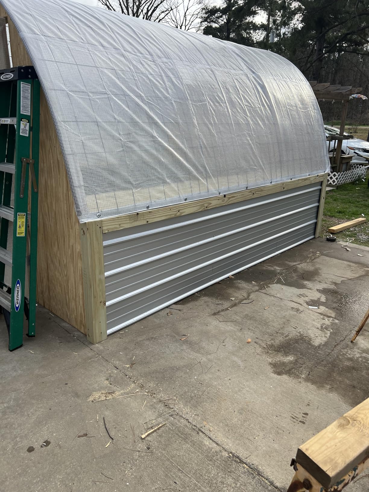 16 Mil Greenhouse Cover, Clear Plastic Tarps Heavy Duty Waterproof 16x20FT, UV Resistant Poly Clear Tarps with Grommets, Greenhouse Heavy Duty Tarp for Gardening, Farming, Nursery, Garden customer photo 2