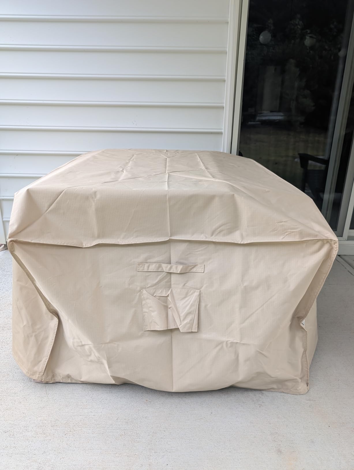 F&J Outdoors Waterproof Anti-UV Heavy Duty Rip-stop Fabric Extra Large Patio Furniture Covers, 140