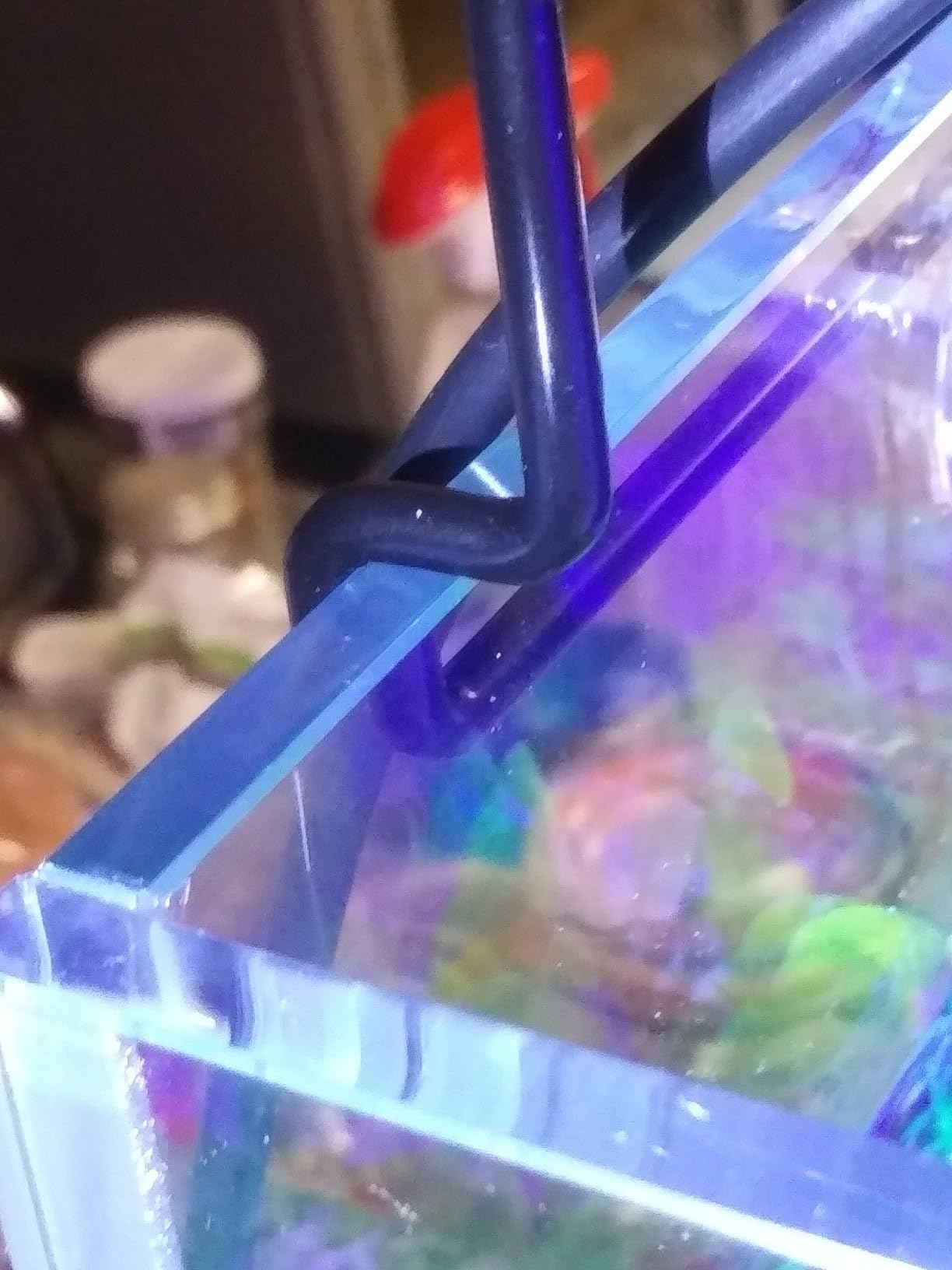 LANDEN 90L 10.8 Gal Rimless Low Iron Aquarium Long Fish Tank, Bookshelf Aquarium, W35.4×D7.87×H9.84 in(90x20x25cm) 6mm Thickness with Black Nano Foam Leveling mat Included customer photo 2