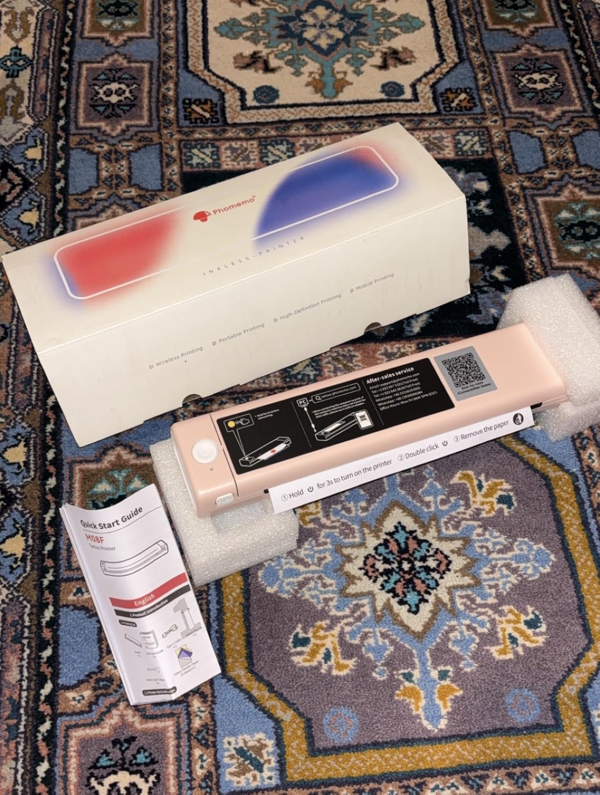 Phomemo Tattoo Stencil Printer, M08F Wireless Thermal Tattoo Printer with 10pcs Transfer Paper, Compatible with Phone/Tablet/PC, Tattoo Supplies for Tattoo Artist & Beginner customer photo 2