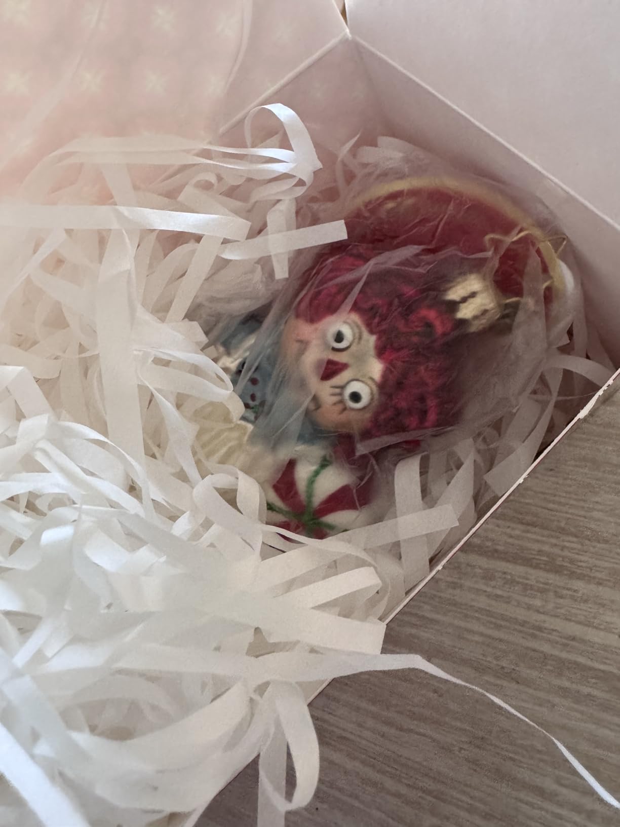 Christopher Radko Hand-Crafted European Glass Christmas Tree Decorative Ornament, Raggedy Presents customer photo 2