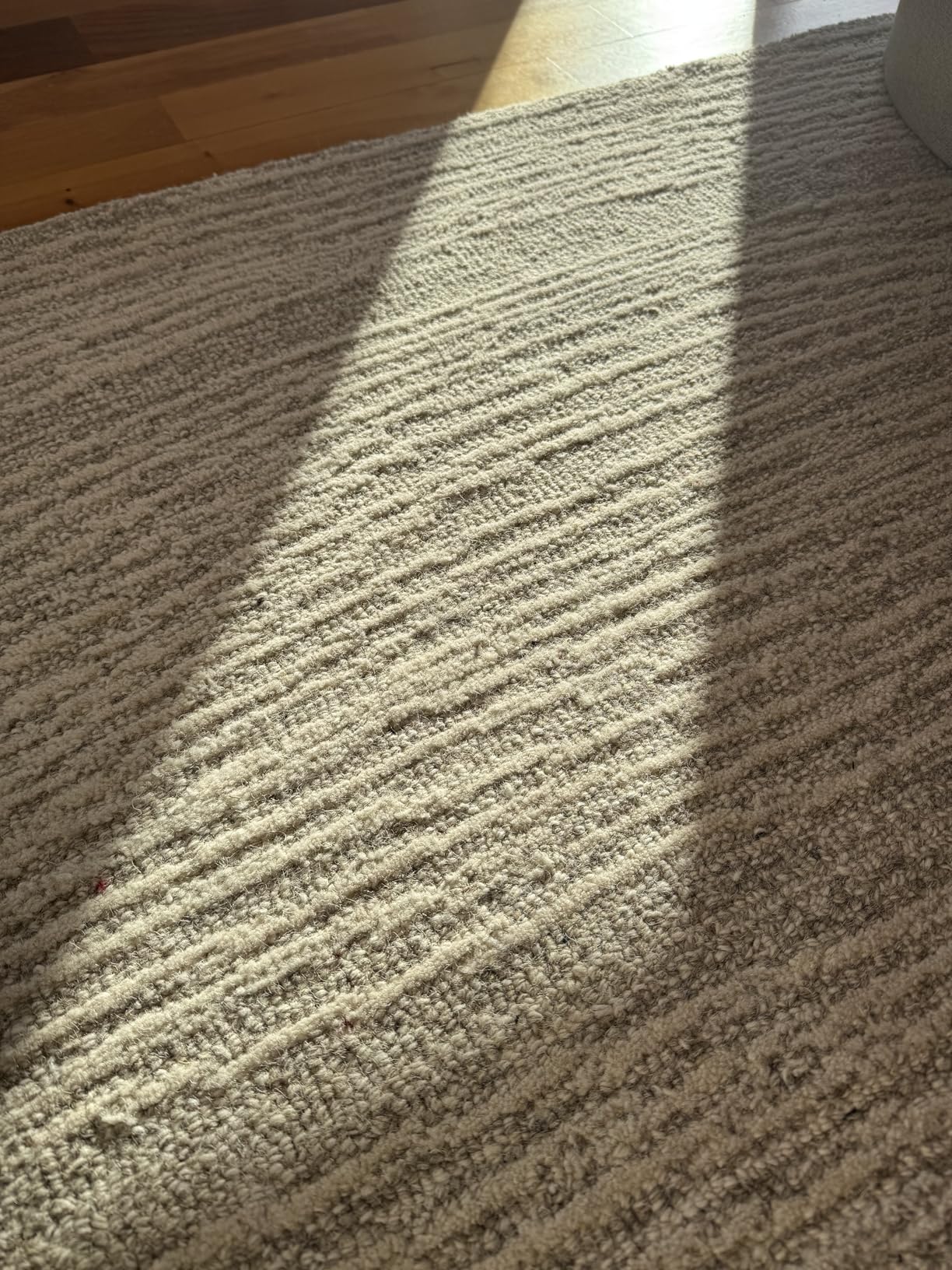 SAFAVIEH Metro Collection Area Rug - 9' x 12', Natural & Ivory, Handmade Modern Wool, Ideal for High Traffic Areas (MET995A) customer photo 2