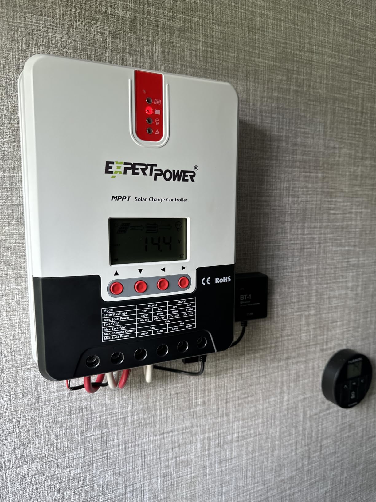 ExpertPower 1200W 12V Solar Panel Kit | 1200W Mono Rigid Solar Panels, 100A MPPT Solar Charge Controller | RV, Trailer, Camper, Marine, Off Grid, Solar Projects customer photo 2