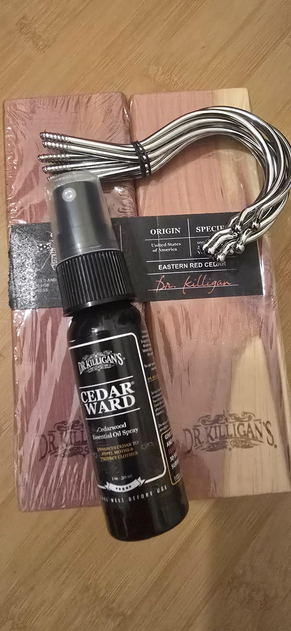 Dr. Killigan's Cedarwood Planks - Cedar Blocks for Clothes Storage, Great Alternative to Moth Balls for Closet, Drawer Deodorizer, Sustainably Harvested in USA (10-Pack) customer photo 1