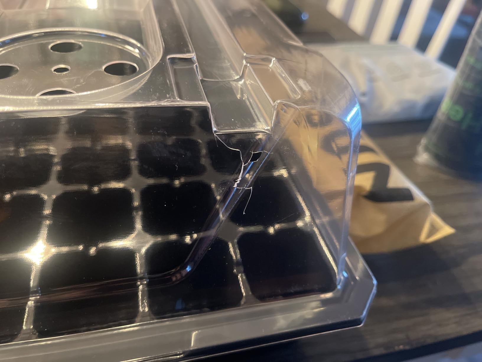 VIVOSUN 1-Pack 40-Cell Seed Starter Trays with 1 Set of LED Lights and 10