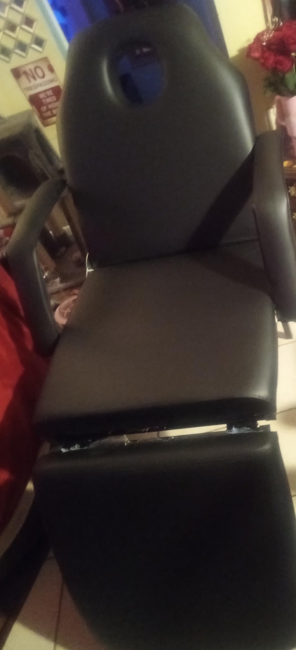 Multipurpose 3-Section Spa Massage Table with Hydraulic Stool, 73-inch Adjustable Tattoo Chair Esthetician Lash Bed with Removable Headrest, Salon Chair Facial Bed for Beauty Barber Massage Equipment customer photo 2