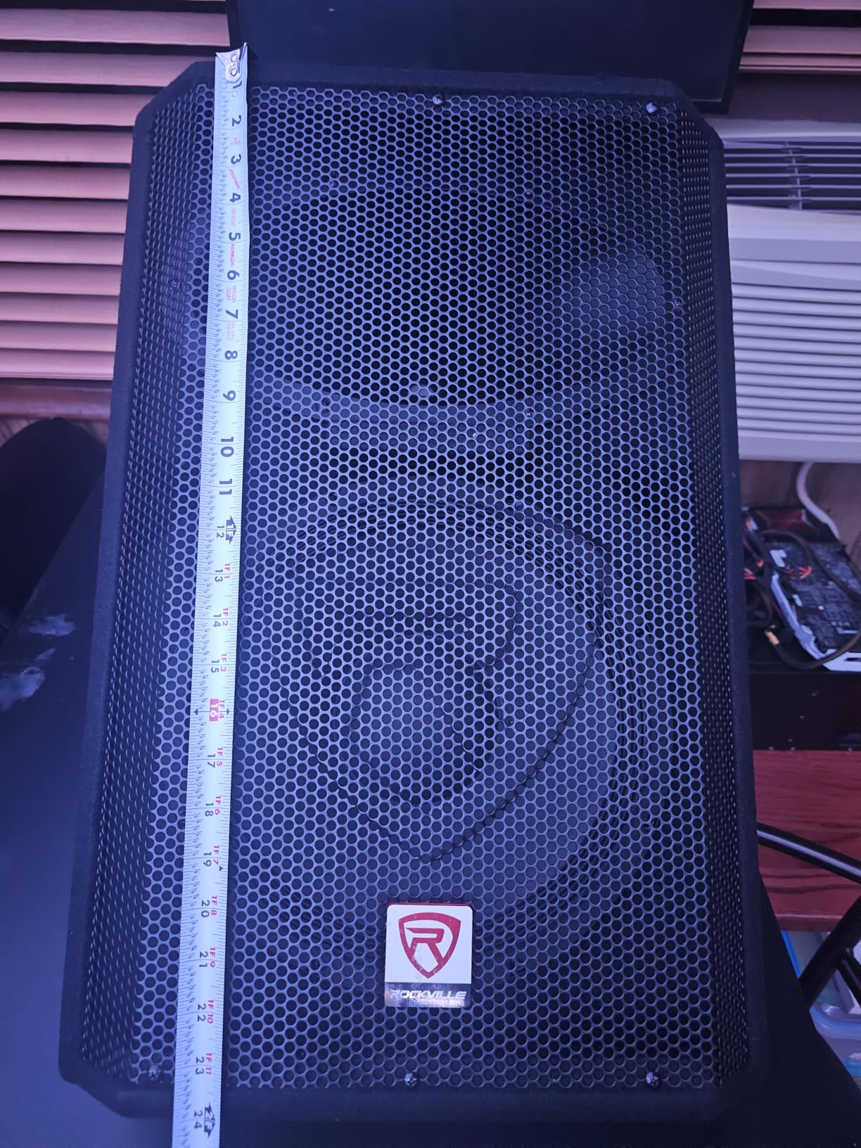 Rockville RSM12A V2 1000W 2-Way Powered Stage Monitor Speaker, 12