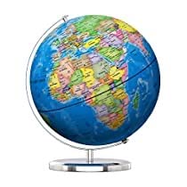Illuminated World Globe with Stand, 13