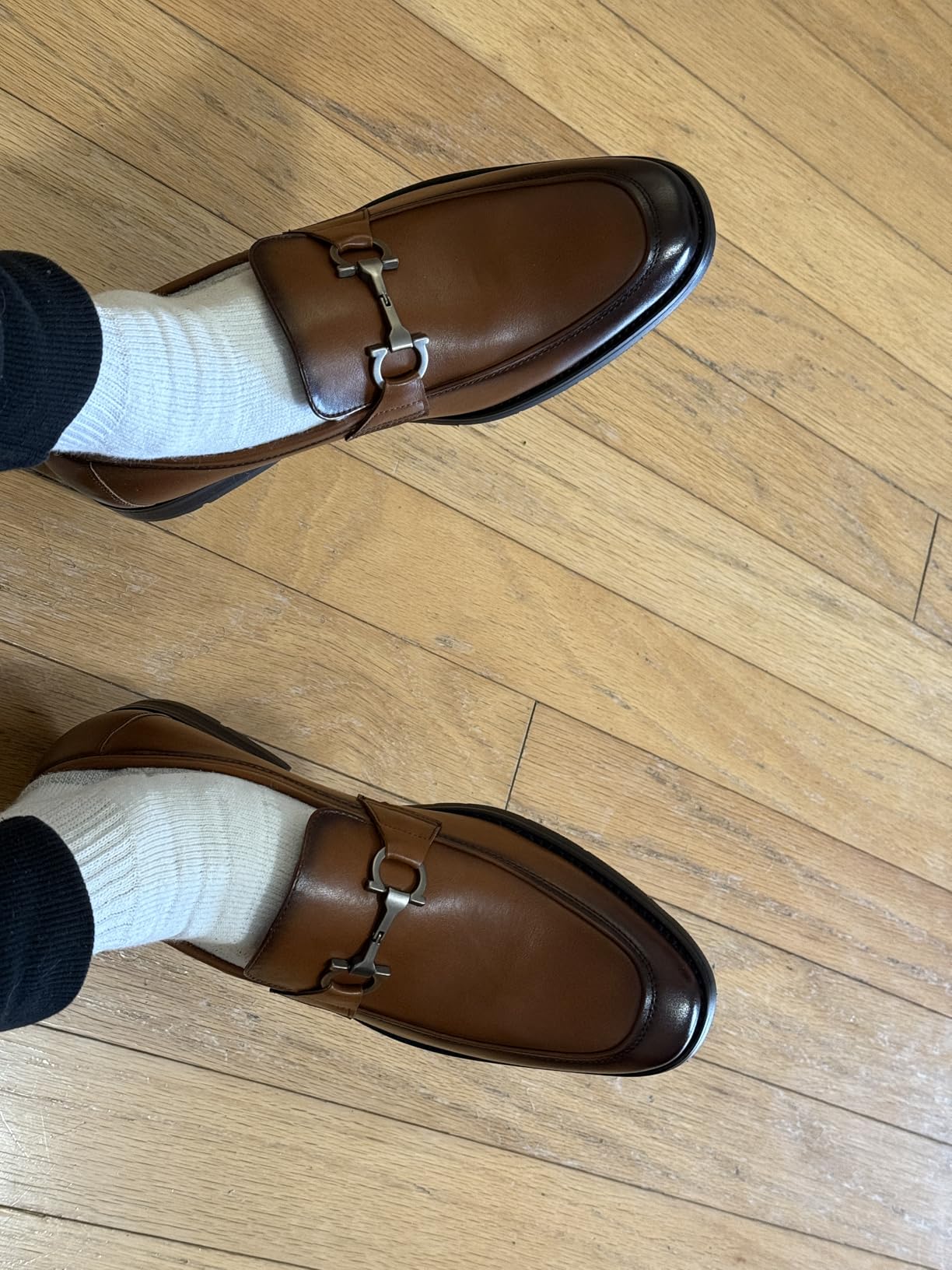 Ferro Aldo Men's Premium Moc Toe Loafers | Casual & Dress Styles with Tassels & Horsebit Buckles customer photo 1