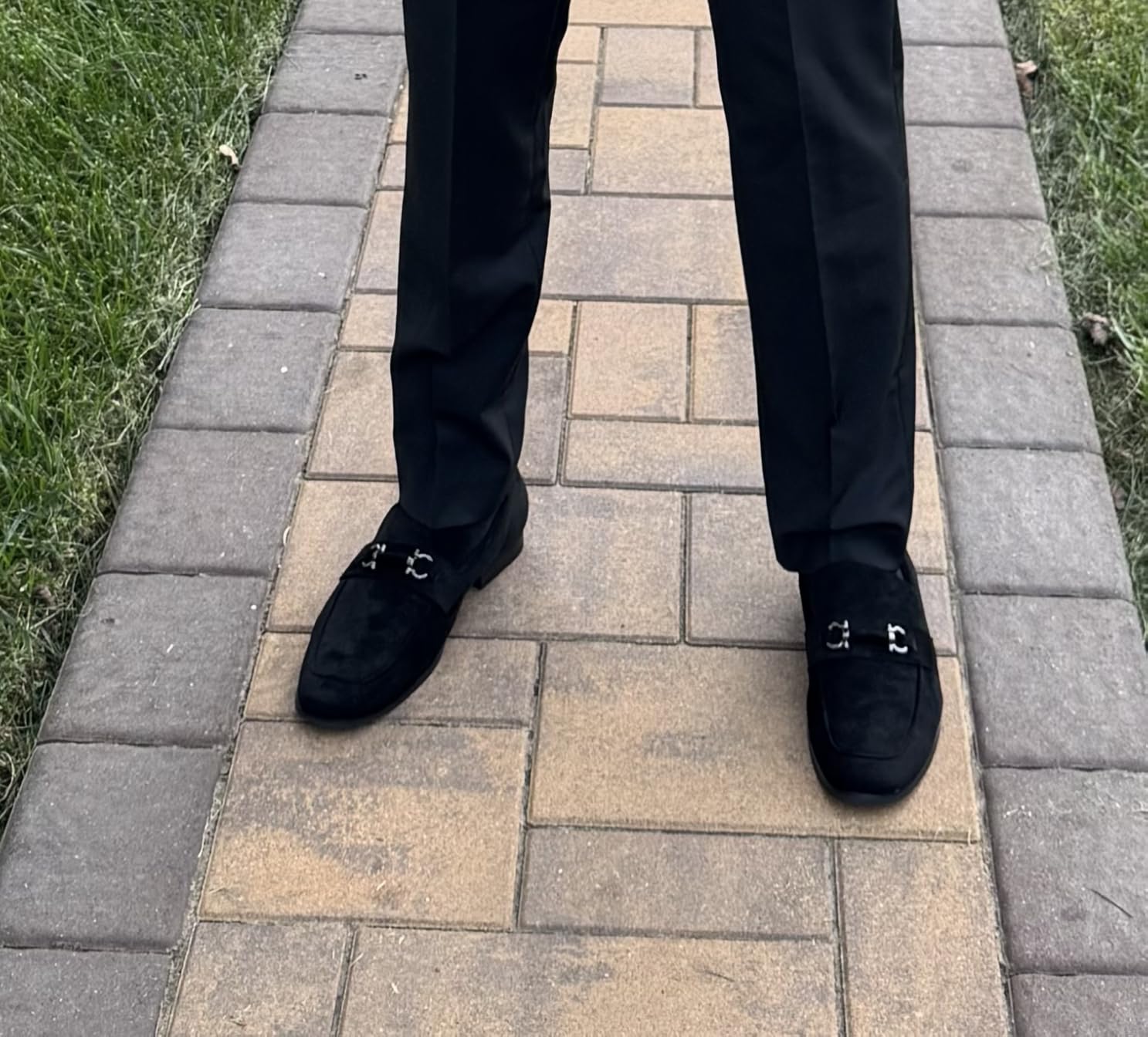 Ferro Aldo Men's Premium Moc Toe Loafers | Casual & Dress Styles with Tassels & Horsebit Buckles customer photo 2