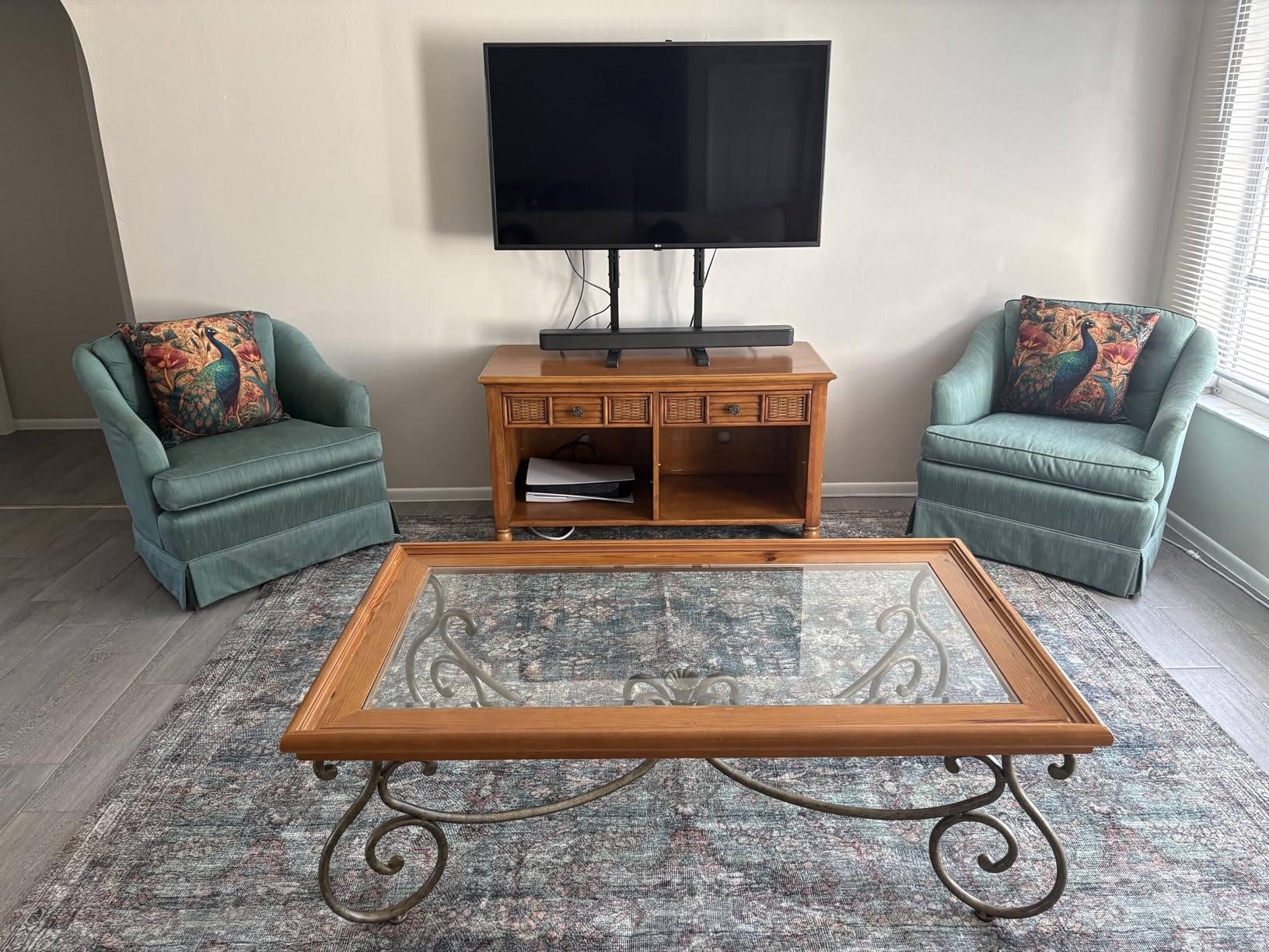 Loloi Magnolia Home by Joanna Gaines Banks Collection BAN-01 Ocean/Spice 8'-6