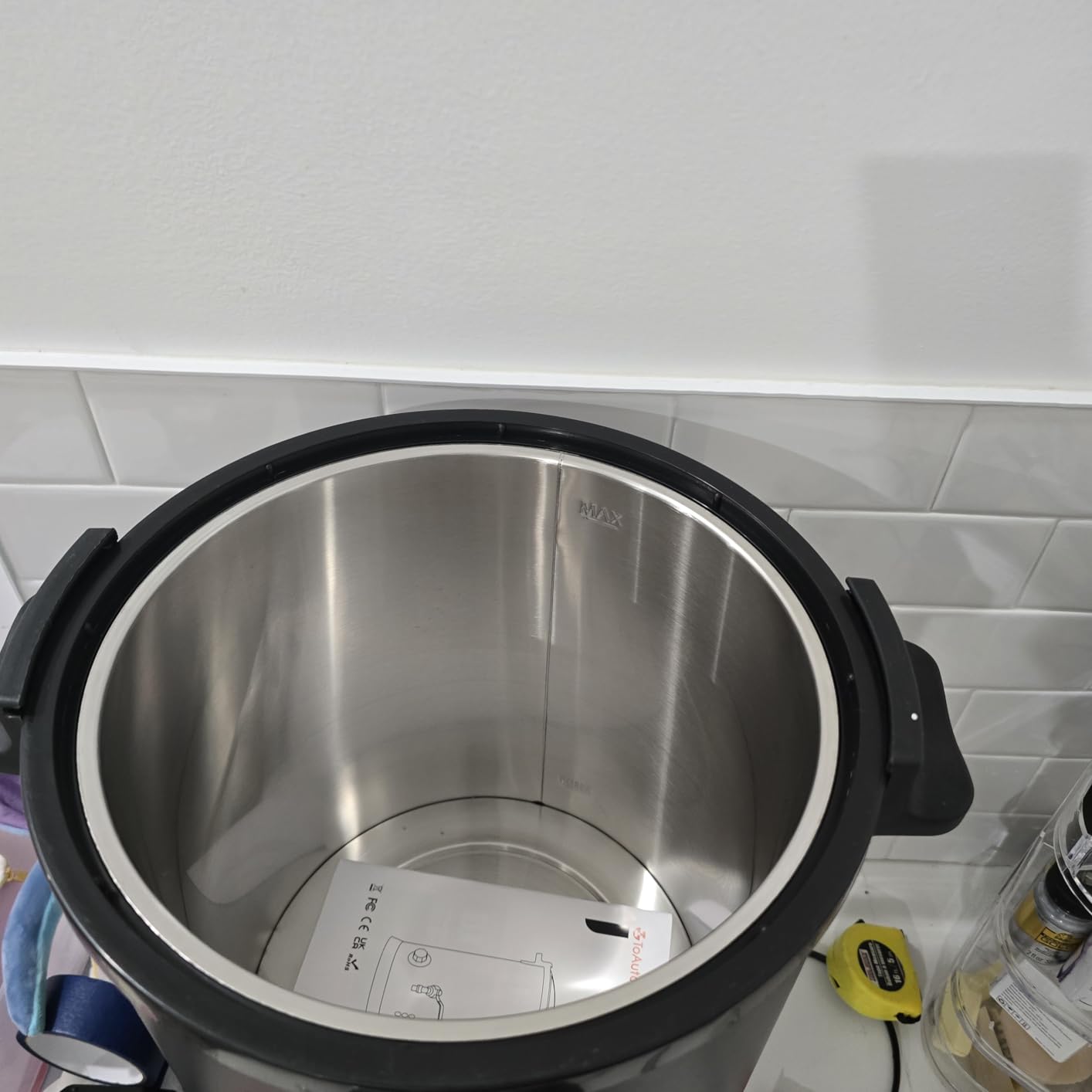 TOAUTO 30Lbs Commercial Wax Melter for Candle Making Large Electric Wax Melting Pot for Candle Making Business with Temperature Control & Quick Pour Spout customer photo 2