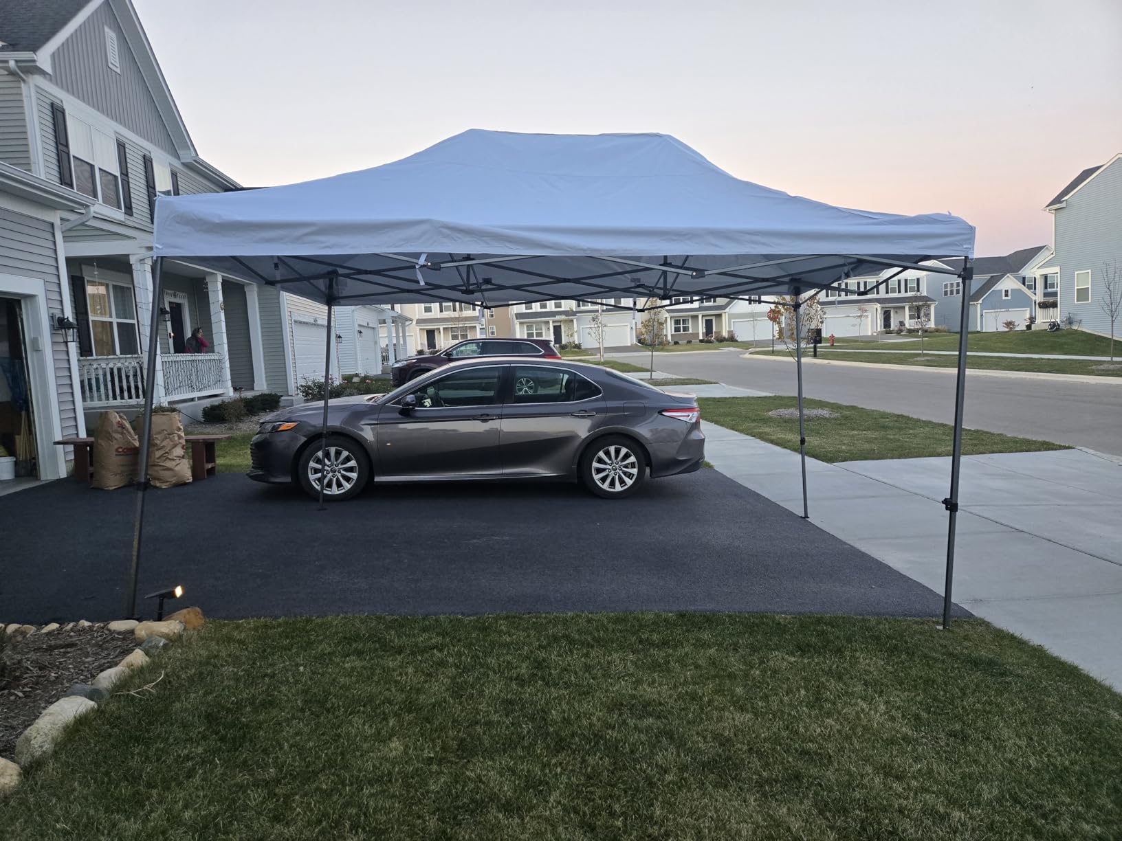 Sophia & William Party Tent 20x40 ft, Outdoor Canopy Heavy Duty, Large Waterproof Patio Event Wedding Tent White with Sidewalls customer photo 1