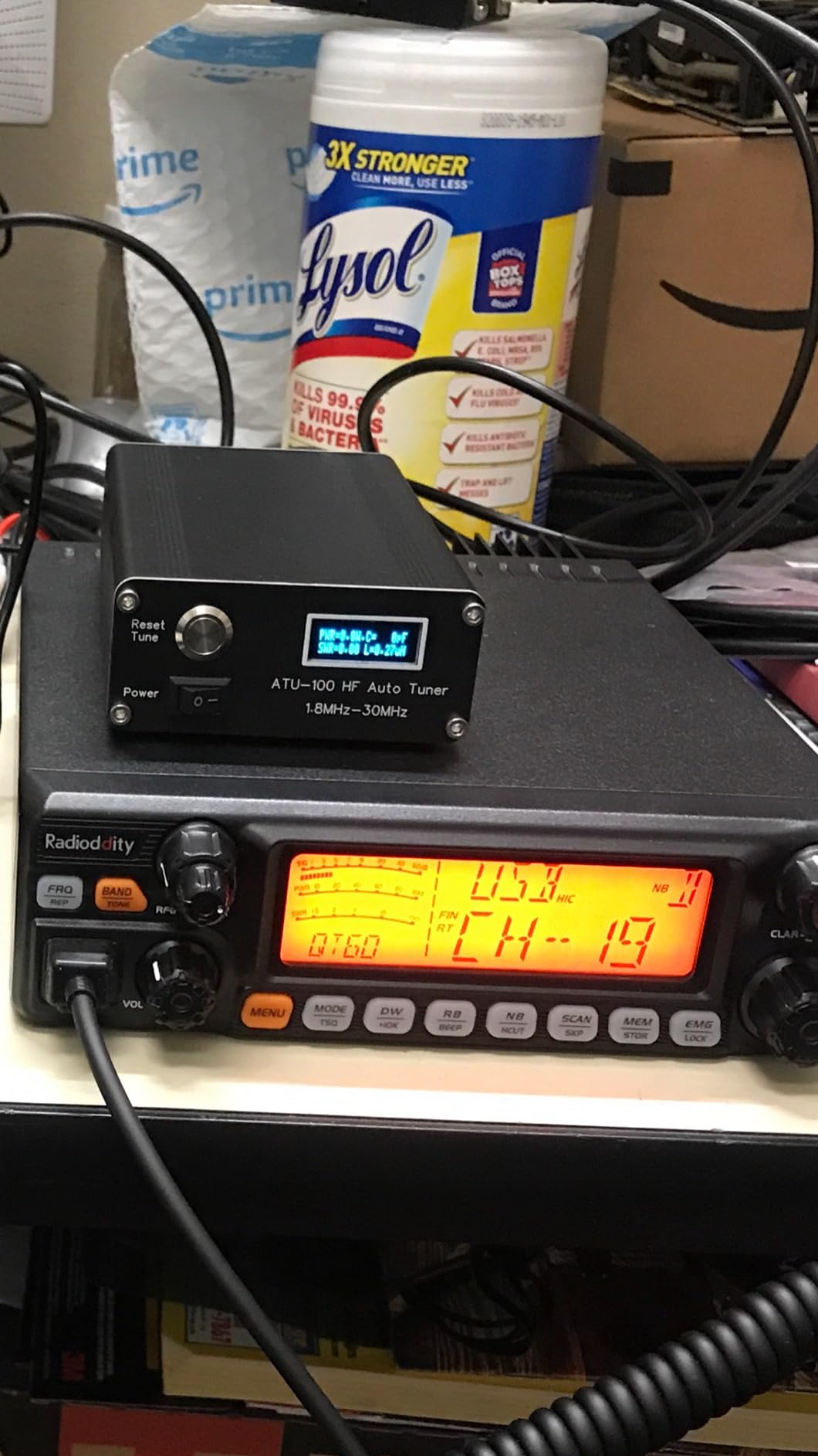 V3.2 ATU-100 EXT Automatic Antenna Tuner for Ham Radio - 1.8-55MHz, Low SWR Tuner, Impedance Matching, Compact Design, Works with Amateur Radio Equipment, Ideal for POTA/SOTA/DX customer photo 1
