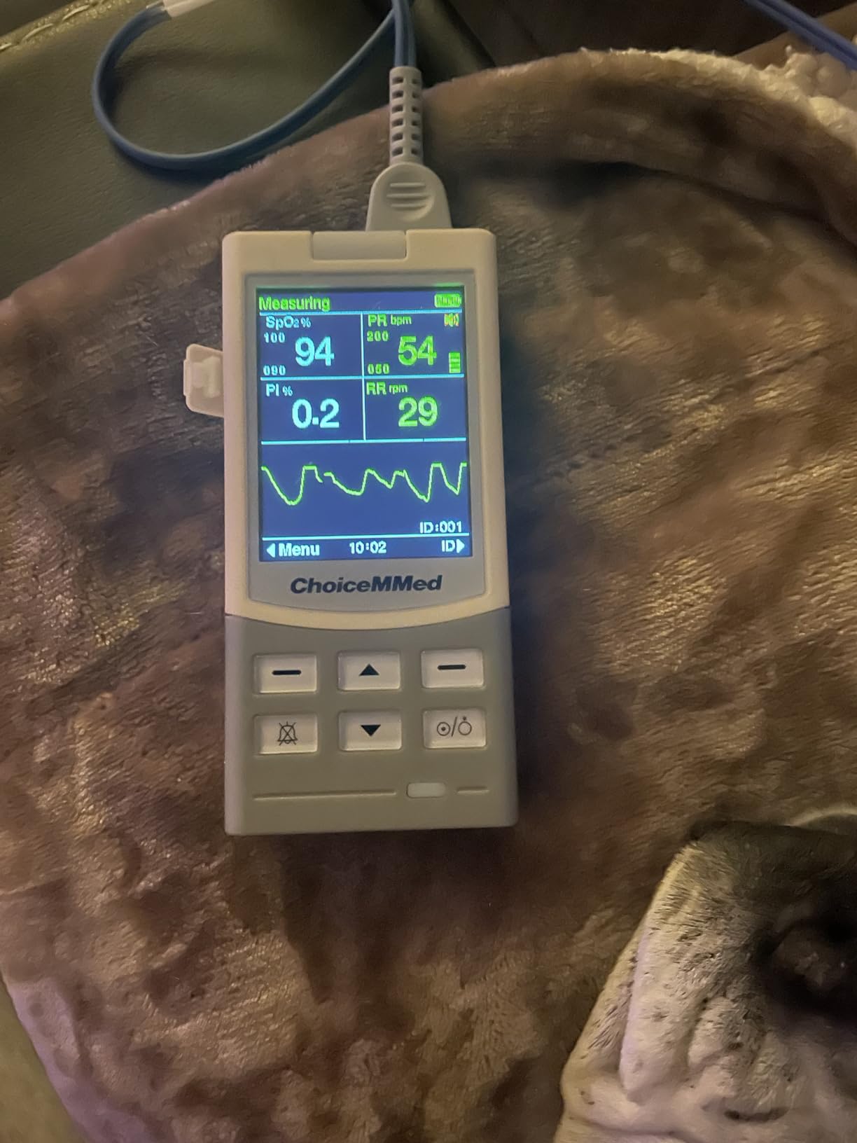 ChoiceMMed Handheld Pulse Oximeter for Vet Use - Heart Rate - Medical Monitoring for Dog, Cat, and Small Animals - Blood Oxygen Saturation Medical Monitoring Equipment customer photo 2