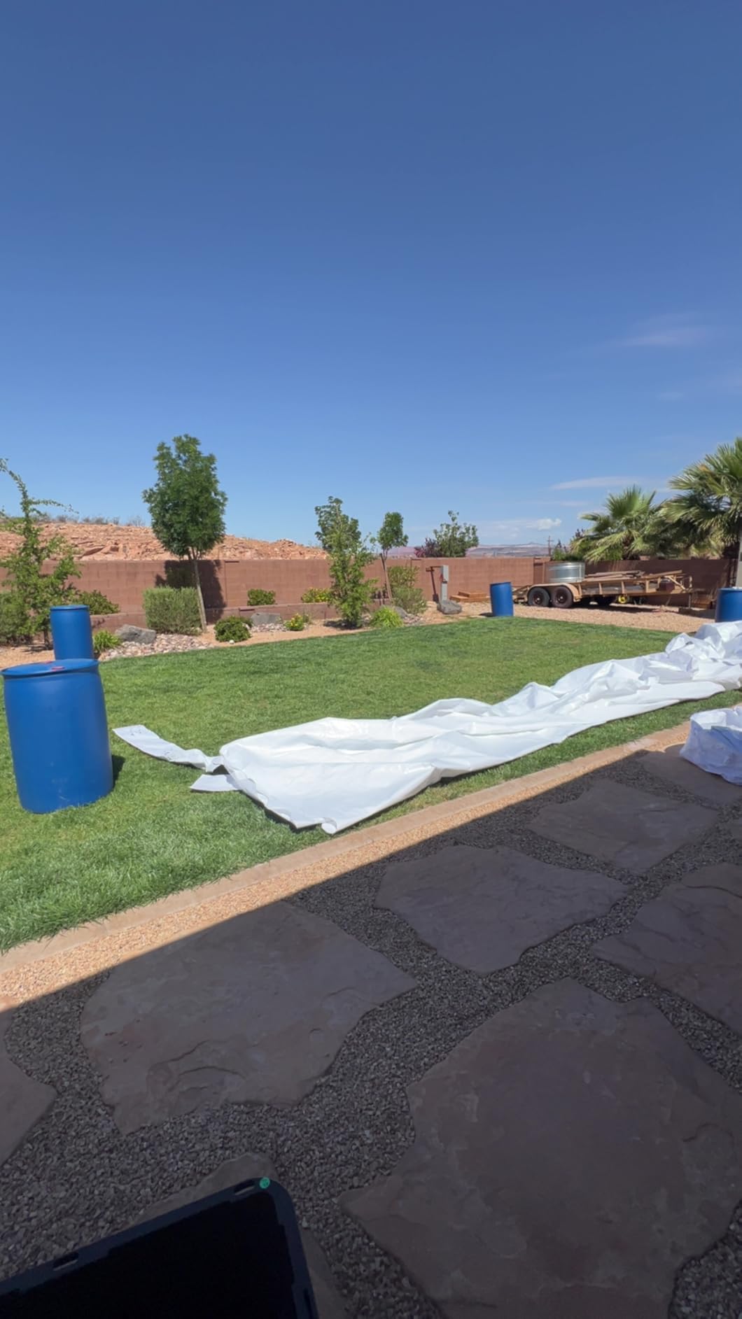 PHI VILLA 40'x20' Outdoor Heavy Duty Party Tent Large Commercial Canopy Wedding Event Shelter with Removable Sidewalls & 7 Storage Bags for Patio Outdoor Garden Events, White customer photo 2