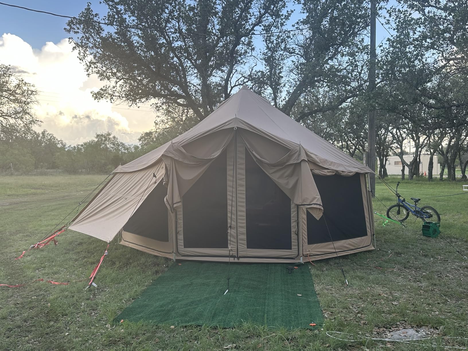 Altimus Canvas Tent with Stove Jack, Waterproof, 4 Season Luxury Camping and Glamping Tent Outdoor customer photo 1