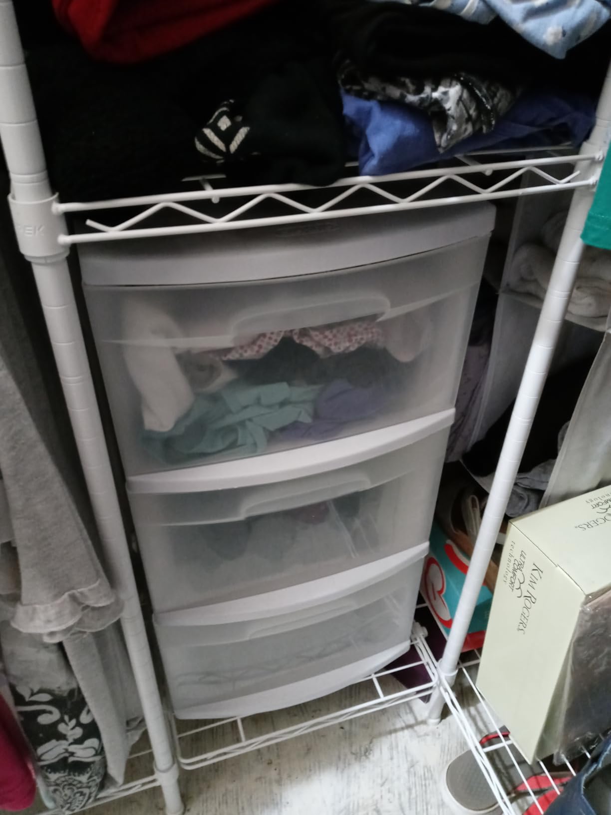 VIPEK V50 Extra Large Closet Rack Heavy Duty Garment Rack Freestanding Wardrobe with Shelves, Portable Metal Clothing Rack for Hanging Clothes, Adjustable Open Closet System, 1300 lb Capacity, Black customer photo 2