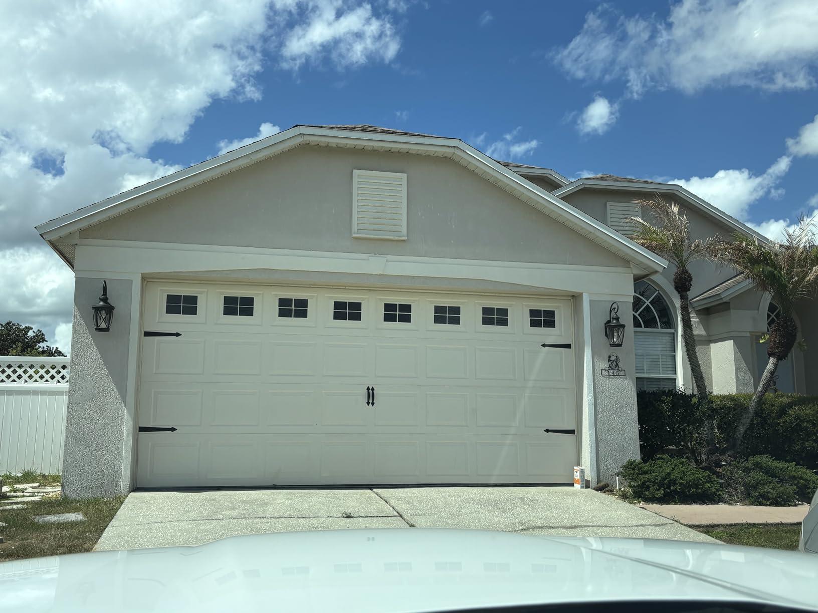 Strong & Glossy Magnetic Garage Door Windows - Fits 1 Car Garage - Looks Like Real Window Panels/Faux Panes - Decorative Hardware Kit - Easy to Align & Will Never Fall (Upgraded Magnets) | 16pcs 4