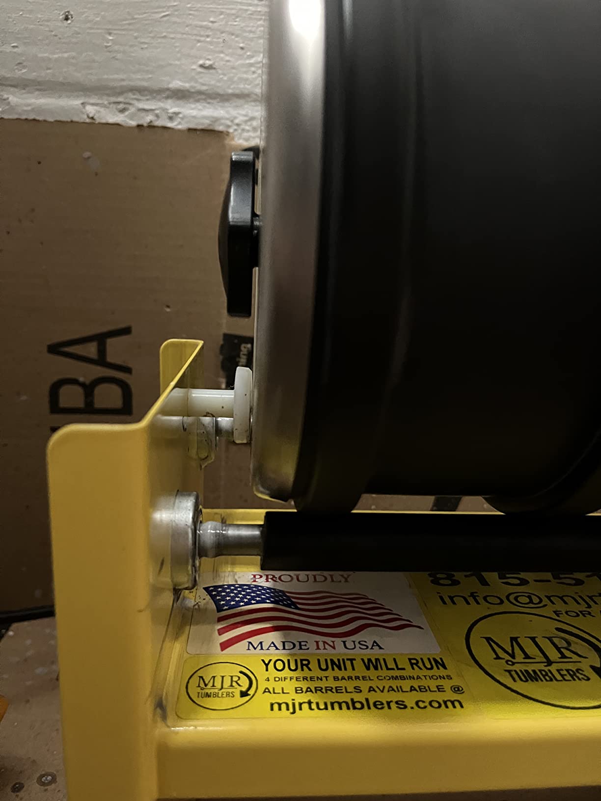 MJR Tumblers Commercial Duty 40lb Rock Tumbler. Capable of Running 18 Different Barrel Sizes & Combinations. Unmatched Quality, Durability & Versatility customer photo 1