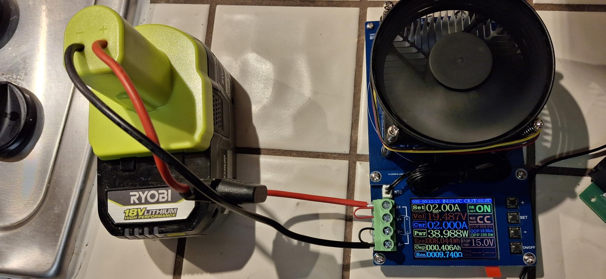 150W 20A Adjustable Constant Current Electronic Load 2.4inch TFT Color Display 4 Working Modes USB Lithium Battery Capacity Monitor Tester Discharge Meter customer photo 1