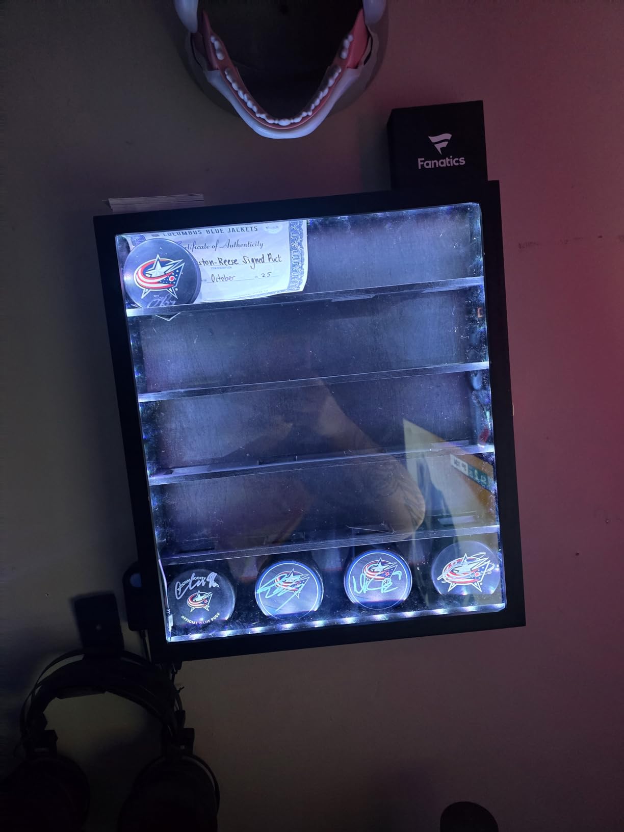 8 PCS RGB Under Cabinet Lighting Kit, 12v Motion Sensor LED Light Strip with Remote, ETL Listed Power Adapter, Music Sync Color Changing Led Lights for Shelves, Cabinet, Counter, Bookcase, 13ft customer photo 2